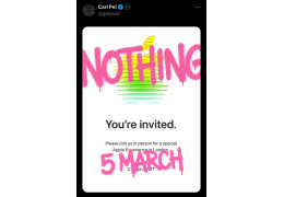 Nothing представит новинки Phone (4a) и Phone (4a) Pro 5 марта