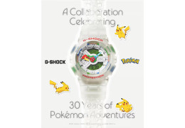 Casio випустила годинник G-Shock на честь 30-річчя франшизи Pokémon