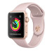 Apple Watch Series 3 (GPS) 38mm Gold Aluminum w. Pink Sand Sport B. - Gold (MQKW2)