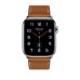 Apple Watch Series 4 Hermes GPS + Cellular 44mm Steel c. w. Fauve Barenia Leather Single Tour (MU6V2)