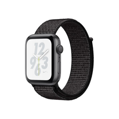 Apple Watch Nike+ Series 4 GPS 40mm Gray Alum. w. Black Nike Sport l. Gray Alum. (MU7G2)