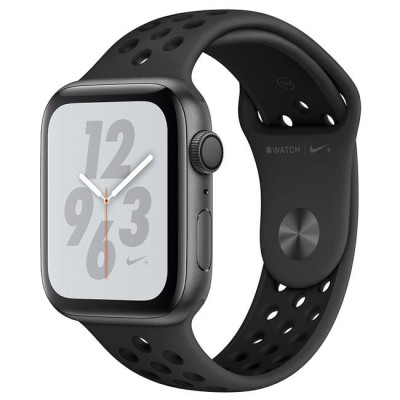 Apple Watch Nike+ Series 4 GPS + LTE 44mm Gray Alum. w. Anthracite/Black Nike Sport b. Gray Alum. (MTXE2)