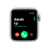 Apple Watch Series 5 GPS 44mm Silver Aluminum w. White b.- Silver Aluminum (MWVD2)