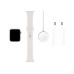 Apple Watch Series 5 GPS 44mm Silver Aluminum w. White b.- Silver Aluminum (MWVD2)
