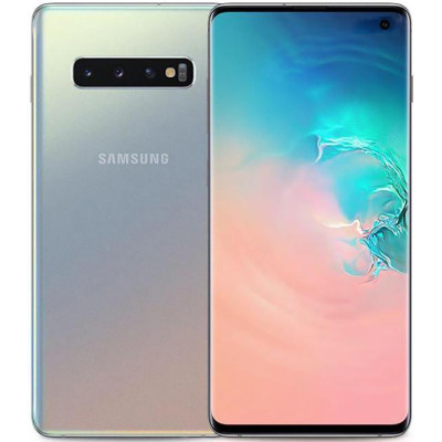 Samsung Galaxy S10 SM-G973 DS 128GB Silver (SM-G973FZSD)