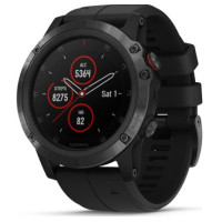 Спортивные часы Garmin Fenix 5x Plus Sapphire Black with Black Band (010-01989-60)