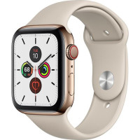 Apple Watch Series 5 LTE 44mm Gold Steel w. Stone b.- Gold Steel (MWW52)