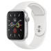 Apple Watch Series 5 LTE 44mm Silver Aluminum w. White b.- Silver Aluminum (MWVY2)