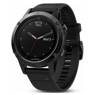 Garmin Fenix 5 Black Sapphire with Black Band (010-01688-10)