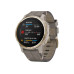 Garmin Fenix 6S Light Gold-tone with Shale Gray Leather Band (010-02159-40)