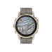 Garmin Fenix 6S Light Gold-tone with Shale Gray Leather Band (010-02159-40)