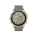 Garmin Fenix 6S Light Gold-tone with Shale Gray Leather Band (010-02159-40)