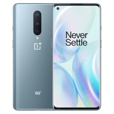 OnePlus 8 1SIM 8/128GB Polar Silver (односимочный с наушниками)