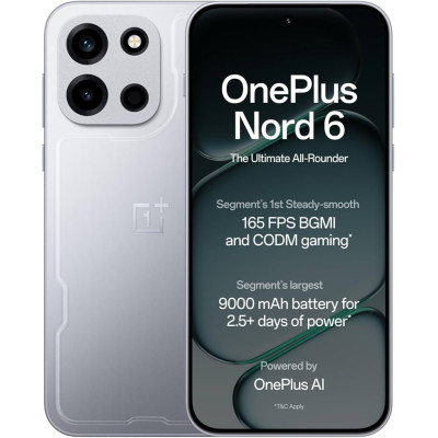 OnePlus Nord 6 5G 8/256GB Quick Silver IN OnePlus Nord 6 5G 8/256GB Quick Silver IN