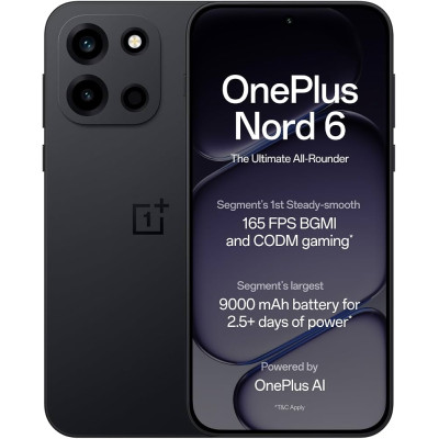 OnePlus Nord 6 5G 8/256GB Pitch Black EU OnePlus Nord 6 5G 8/256GB Pitch Black EU