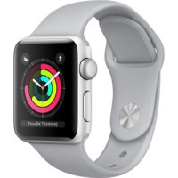 Apple Watch Series 3 GPS 38mm Silver Aluminum w. Fog Sport B. - Silver (MQKU2)