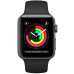 Apple Watch Series 3 GPS 42mm Space Gray with Black Sport Band (MTF32)
