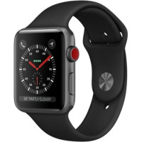Apple Watch Series 3 GPS + Cellular 42mm Space Gray Aluminum w. Black Sport B. (MQK22) Apple Watch Series 3 GPS + Cellular 42mm Space Gray Aluminum w. Black Sport B. (MQK22)