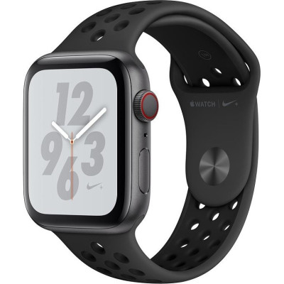 Apple Watch Nike+ Series 4 GPS + LTE 44mm Gray Alum. w. Anthracite/Black Nike Sport b. Gray Alum. (MTXE2)