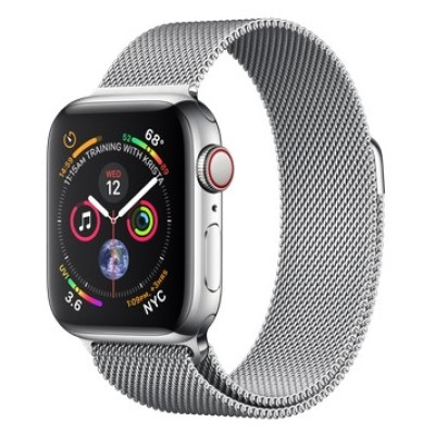 Apple Watch Series 4 GPS + LTE 40mm Steel w. Milanese l. Steel (MTUM2, MTVK2)