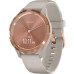 Garmin Vivomove 3s Rose Gold Stainless Steel Bezel w. Light Sand and Silicone B. (010-02238-02)