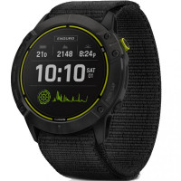 Garmin Enduro Carbon Gray Titanium with Black UltraFit Nylon Strap (010-02408-01/11)
