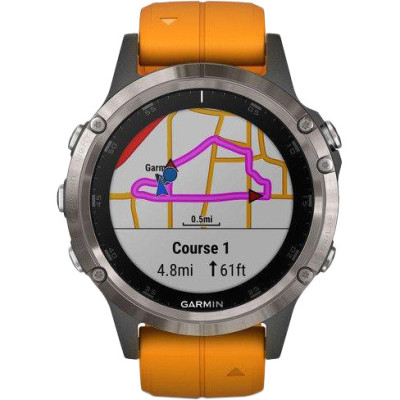 Garmin Fenix 5 Plus Sapphire Orange (010-01988-05/04)