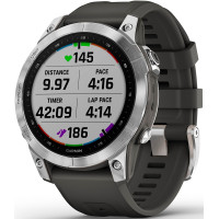 Garmin Fenix 7 Silver with Graphite Band(010-02540-00/01)