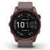 Garmin Fenix 7S Sapphire Solar Dark Bronze Titanium with Shale Gray Band (010-02539-29)