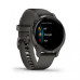 Garmin Venu 2S Slate Bezel with Graphite Case and Silicone Band (010-02429-10)