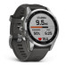 Garmin Fenix 7S Silver with Graphite Band (010-02539-00/01)