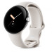 Google Pixel Watch Polished Silver Case/Chalk Active Band