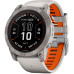 Garmin Fenix 7X Pro Sapphire Solar Titanium w. Fog Gray/Ember O. Band (010-02778-14/15)