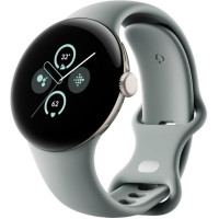 Google Pixel Watch 2 Champagne Gold Aluminum Case / Hazel Active Band