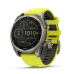 Garmin Fenix 8 47mm Solar Sapphire Titanium w. Amp Yellow/Graphite Silicone Band (010-02906-20/21)