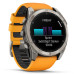 Garmin Fenix 8 51mm AMOLED Sapphire Titanium w. Spark Orange/Graphite Silicone Band (010-02905-10/11)
