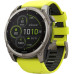 Garmin Fenix 8 51mm Solar Sapphire Titanium w. Amp Yellow/Graphite Silicone Band (010-02907-20/21)