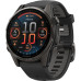 Garmin Fenix 8 43mm AMOLED Sapphire Carbon Gray DLC Tit. w. Black/Pebble Gray S. Band (010-02903-20/21)