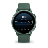 Garmin Vivoactive 6 Metallic Jasper Green with Jasper Green Band (010-02985-02)
