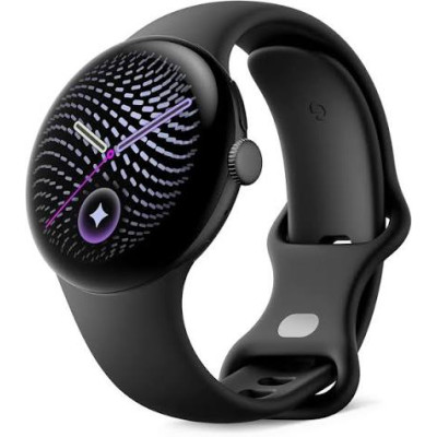 Google Pixel Watch 5 41mm Wi-Fi Matte Black Aluminum case / Obsidian Active Band