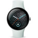 Google Pixel Watch 5 41mm Wi-Fi Polished Silver Aluminum case / Fog Active Band