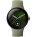 Google Pixel Watch 5 41mm Wi-Fi Satin Pyrite Aluminum case / Olive Active Band